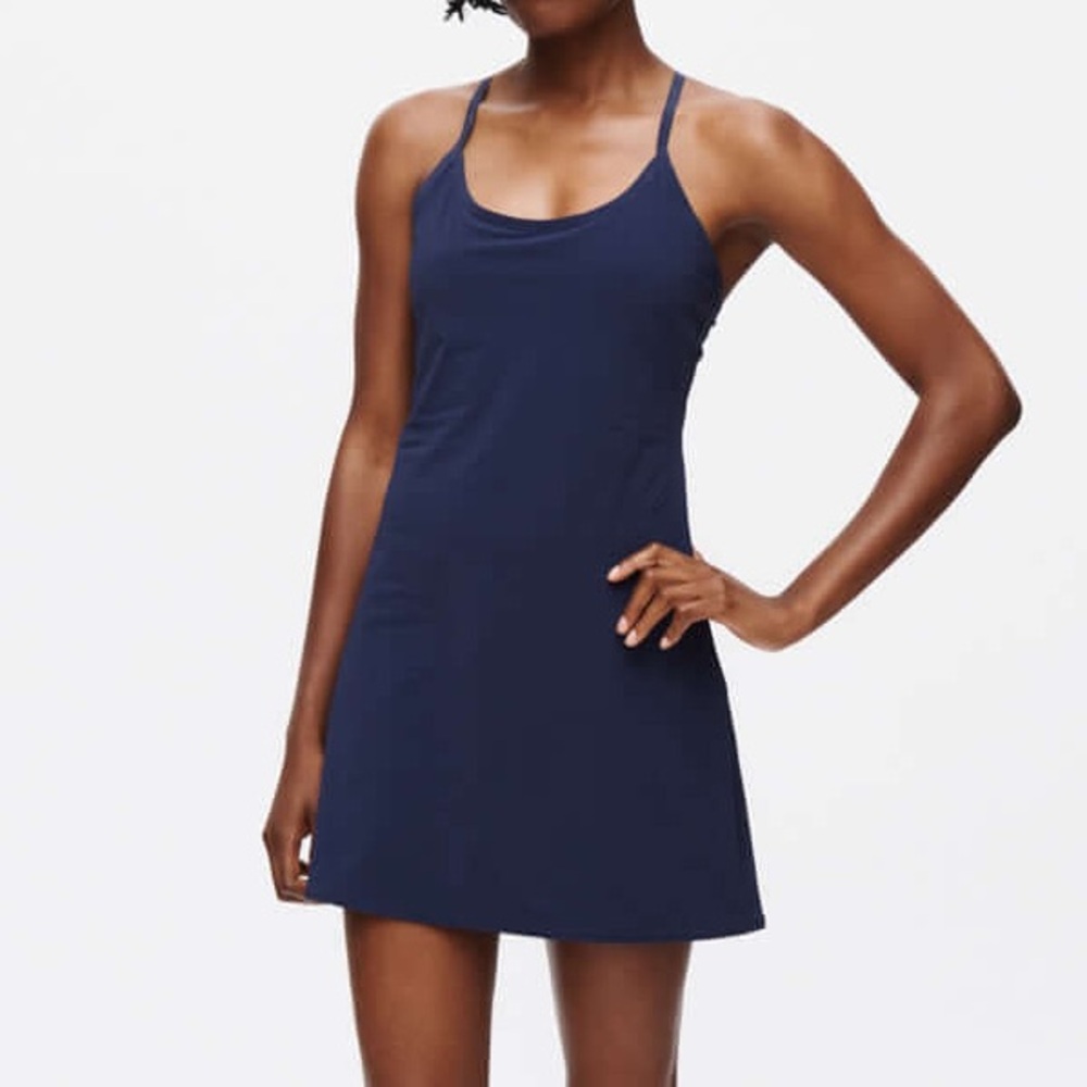 Outdoor Voices Deep Blue Strappy Top